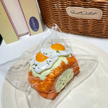 Fried Egg Bread Squishy detail