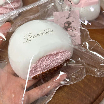 Berry Chocolate Mochi Squishy – Strawberry Cake Series Handmade Silicone Stress Toy