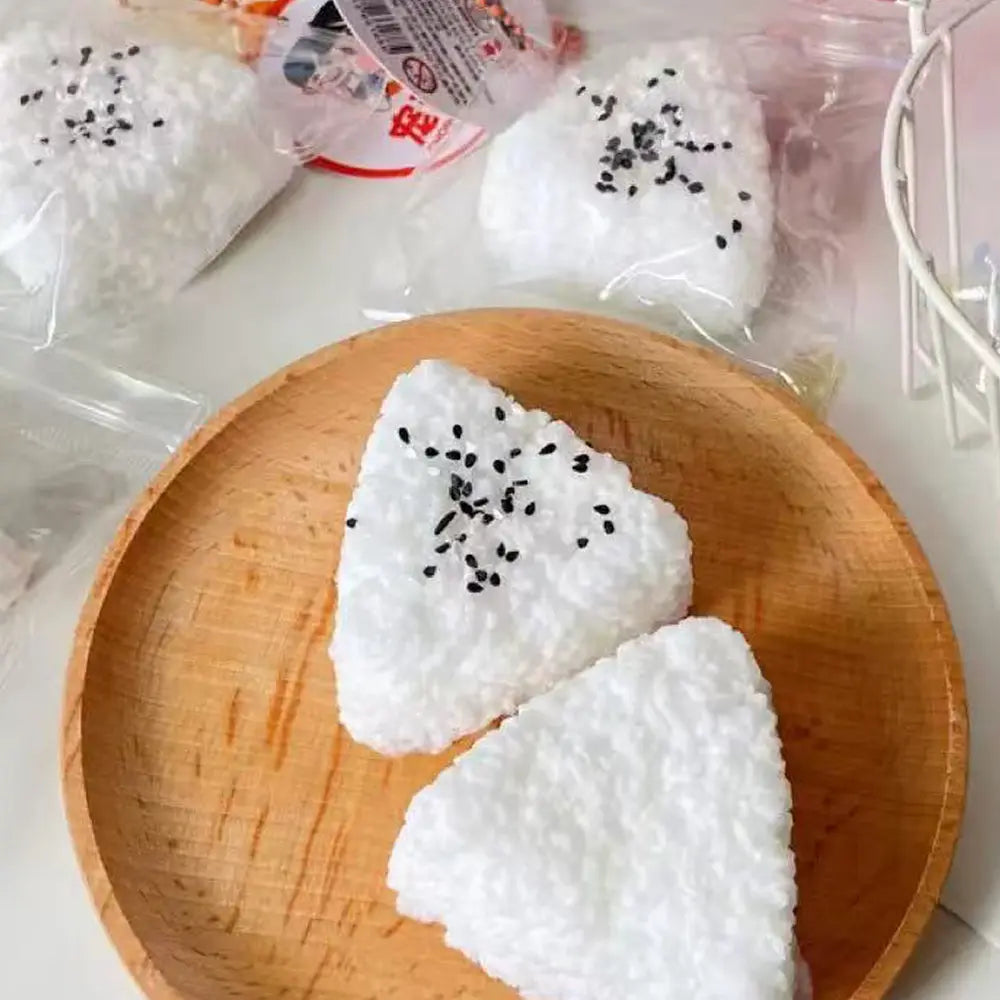 Clownfish Onigiri Squishy – Slow Rising TPR Cute Food Stress Relief Toy
