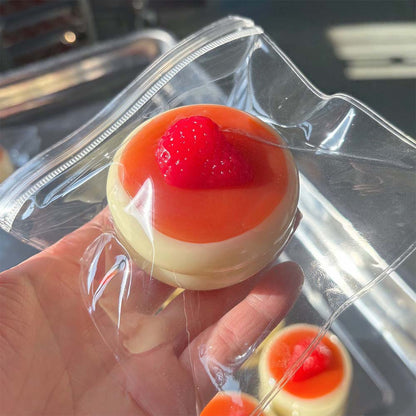 Soufflé Cake Stress Ball Dessert Fidget texture