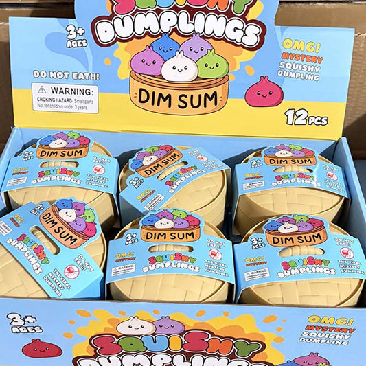 DOWMOO Steamed Bun Squishy – Anti-Stick Stress Relief Squeeze Toy