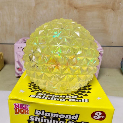 Diamond Glitter Malt Sugar Squishy Ball – Sparkly Stress Relief Toy