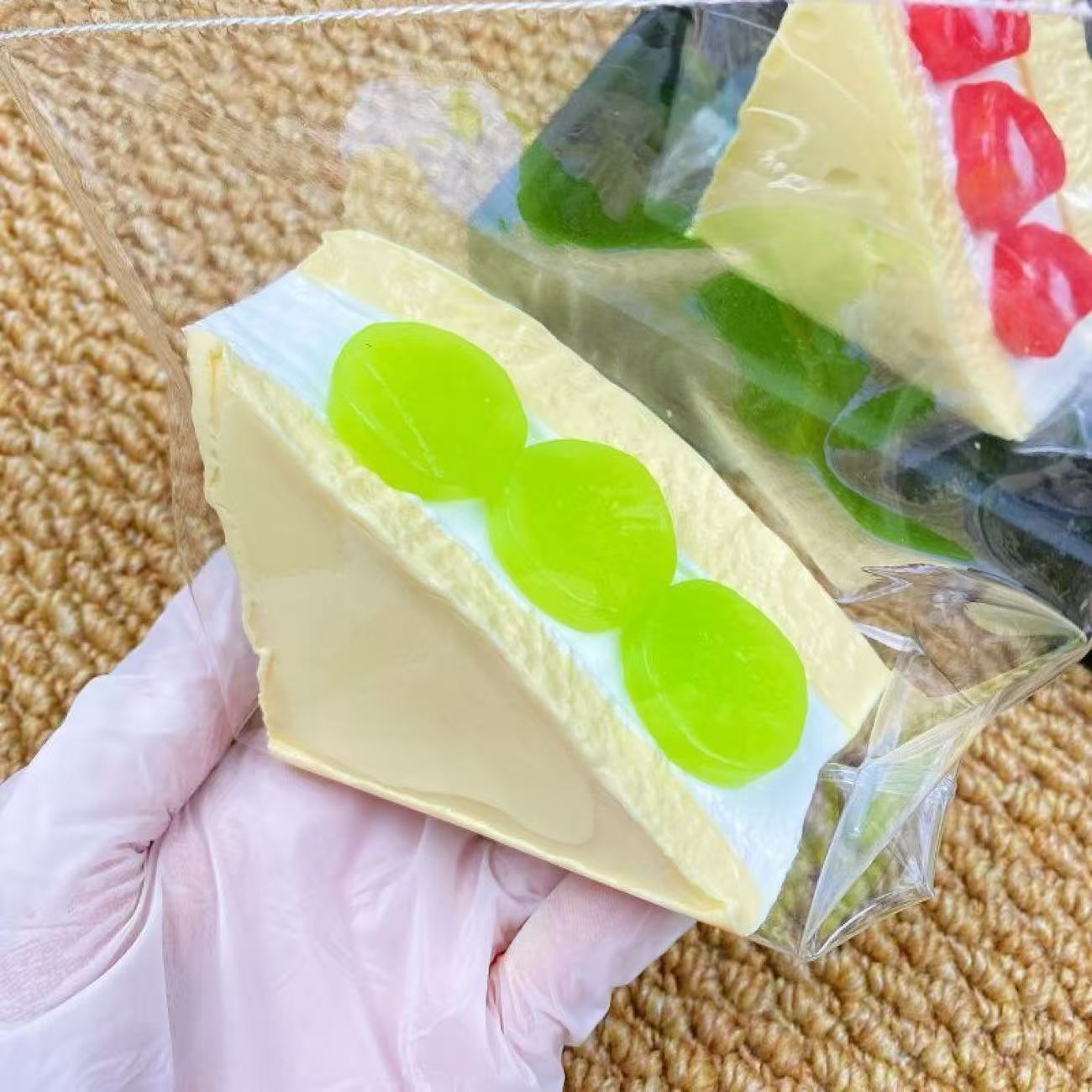 Green Grape Sandwich Squishy