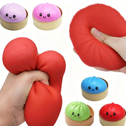 Realistic Bun Squishy - Ultra-Soft Decompression Vent Toy