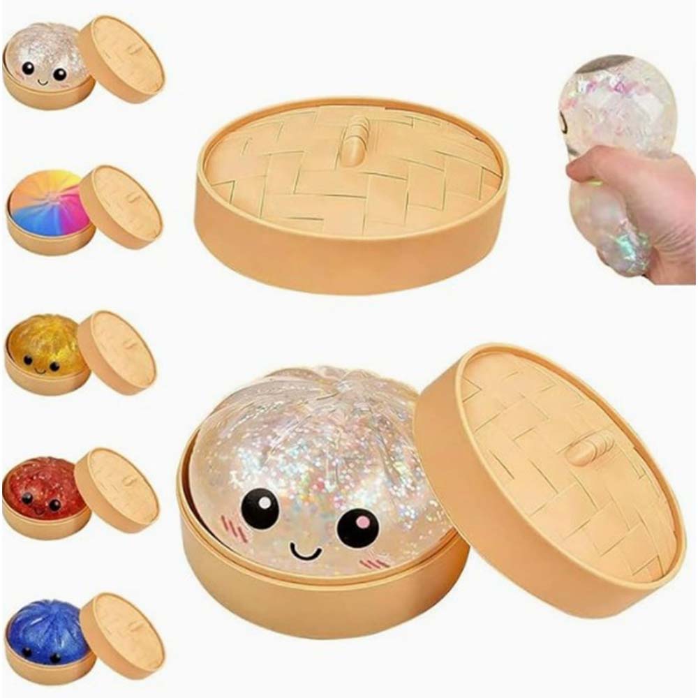 Realistic Bun Squishy - Ultra-Soft Decompression Vent Toy