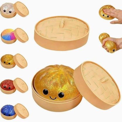 Realistic Bun Squishy - Ultra-Soft Decompression Vent Toy