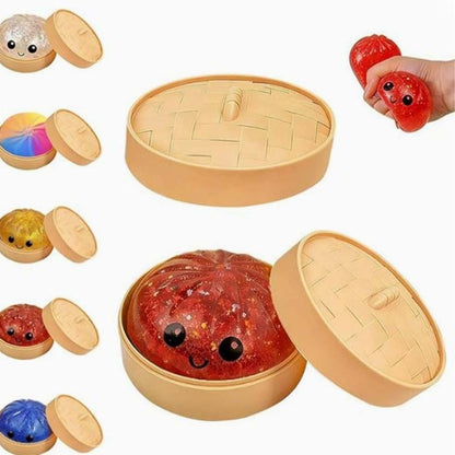 Realistic Bun Squishy - Ultra-Soft Decompression Vent Toy