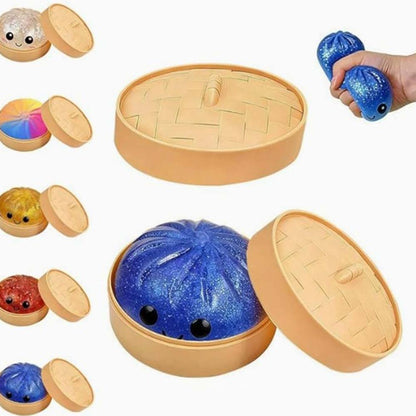 Realistic Bun Squishy - Ultra-Soft Decompression Vent Toy
