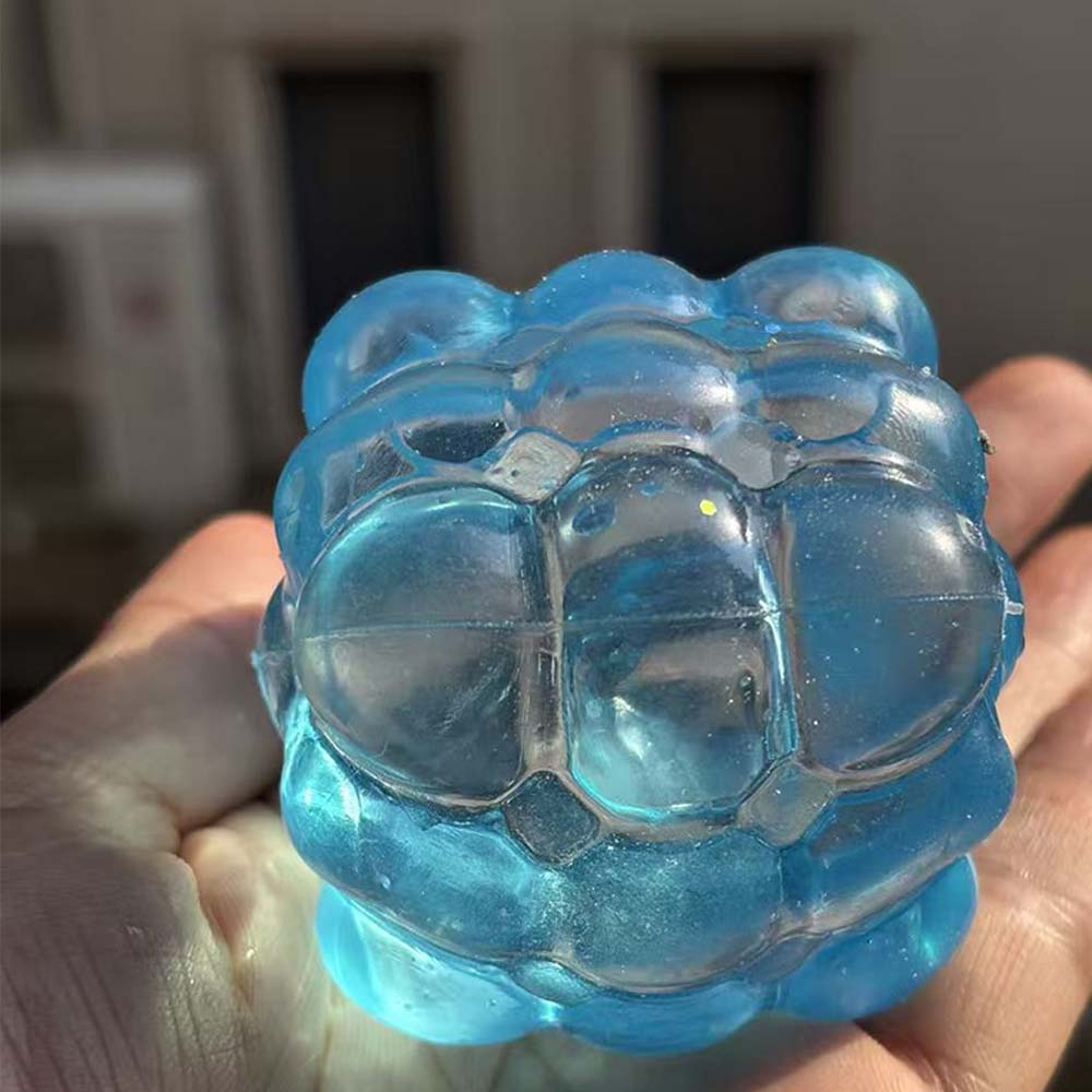 Sea Maltose Squishy - Ocean Blue & Pink Jelly Sensory Toy