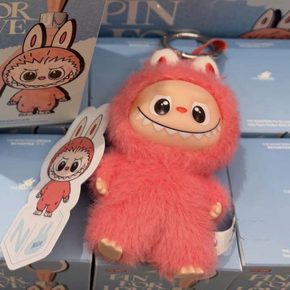 THE MONSTERS Labubu Pin for Love Series 4-Vinyl Plush Pendant