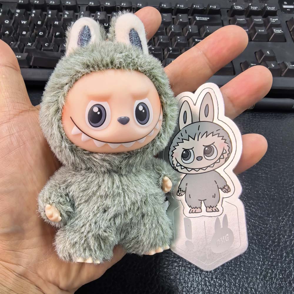 THE MONSTERS Labubu Pin for Love Series 4-Vinyl Plush Pendant
