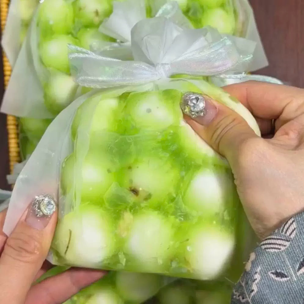 Crispy Green Grape Squishy Grid Bag 9-Piece Set  detail