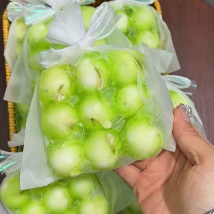 Crispy Green Grape Squishy Grid Bag 9-Piece Set