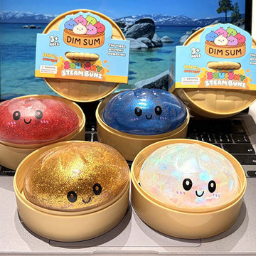DOWMOO Steamed Bun Squishy Anti-Stick Squeeze