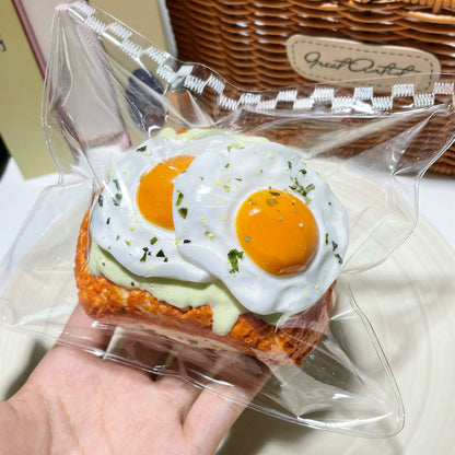 Fried Egg Bread Squishy squeeze
