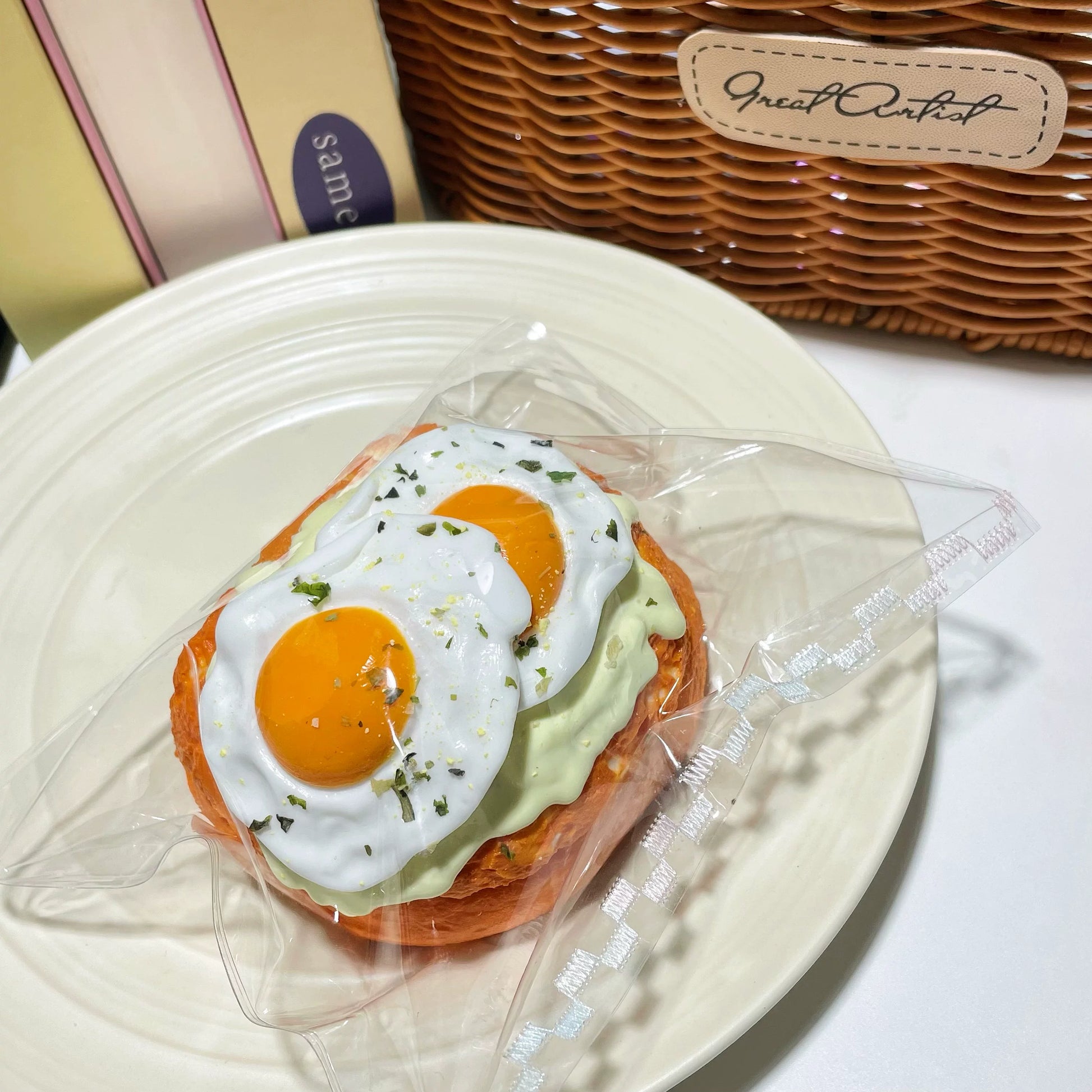 Fried Egg Bread Squishy texture