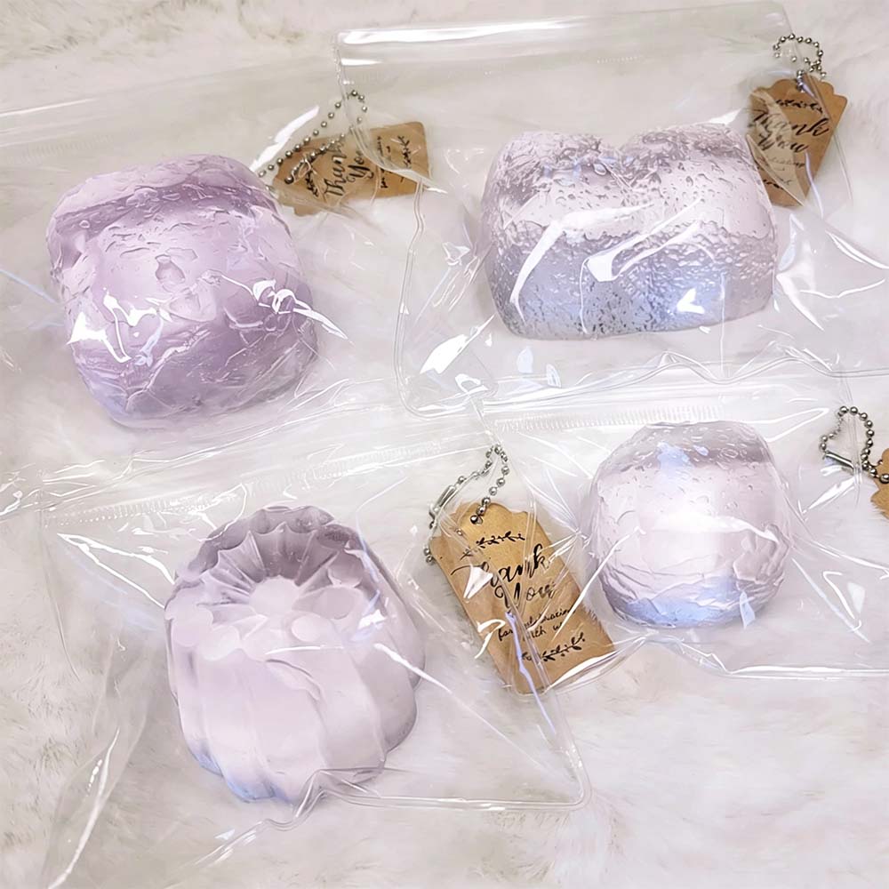 Grape Slushie Series Squishy Transparent Kneadab