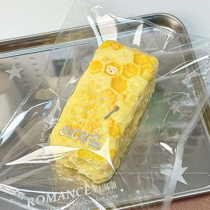 Honey Milk Brick & Cream Pudding Squishy Silicon  detail