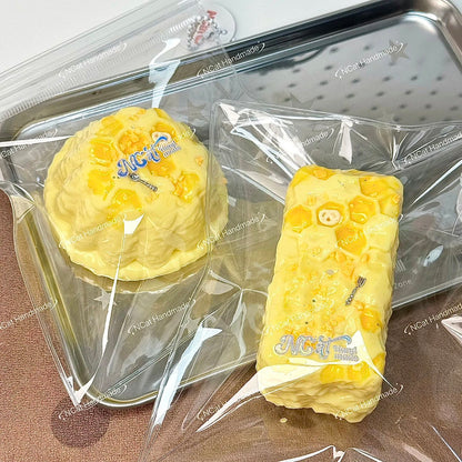 Honey Milk Brick Squishy