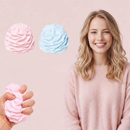 Cream Swirl Squishy Ball Pink Blue lifestyle by Monsclub