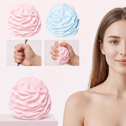 Cream Swirl Squishy Ball Pink and Blue by Monsclub