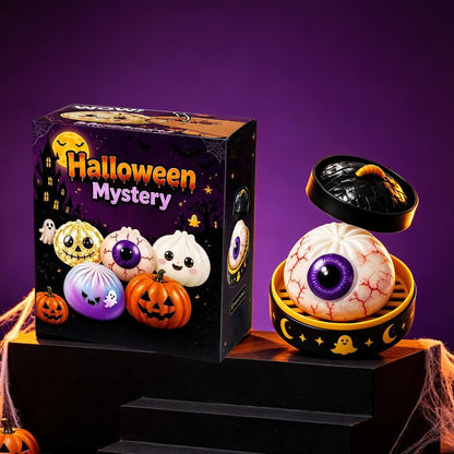 Halloween Ghost Dumpling Eyeball mystery box scene by Monsclub