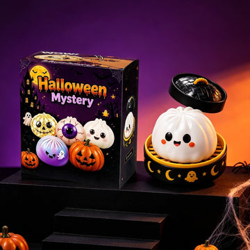 Halloween Ghost Dumpling Cute Ghost Bun Squishy by Monsclub