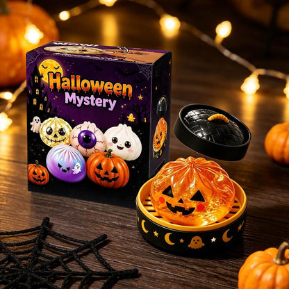 Halloween Ghost Dumpling Pumpkin Orange Squishy by Monsclub