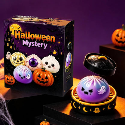 Halloween Ghost Dumpling Purple Ghost Squishy by Monsclub