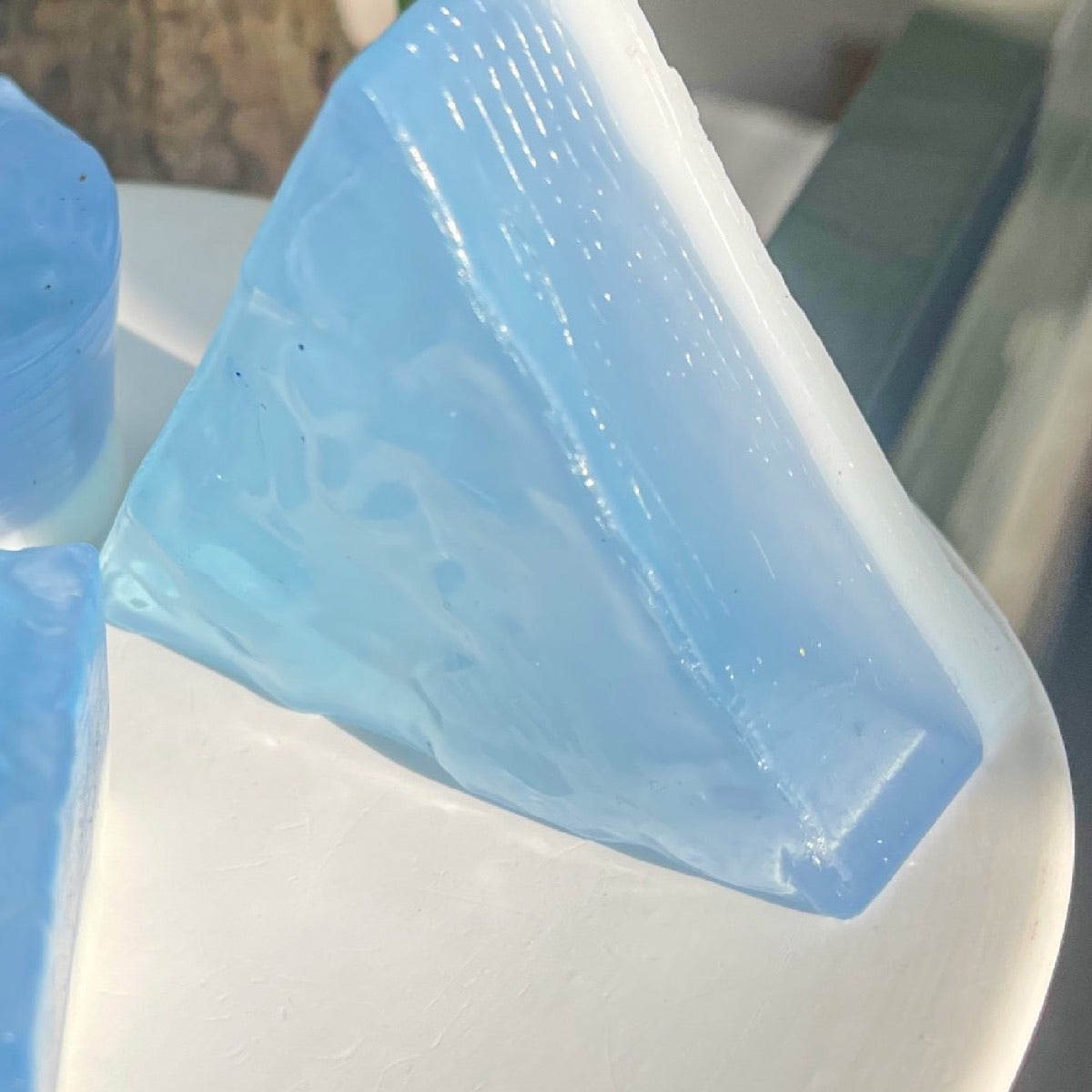 Ocean Salt Triangle (~70g) handmade squishy stress toy by Monsclub
