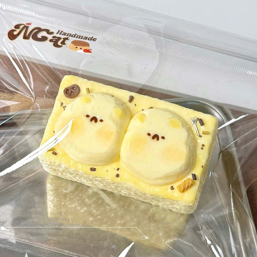 Mouse & Hamster Squishy Series Silicone Cream Cl size