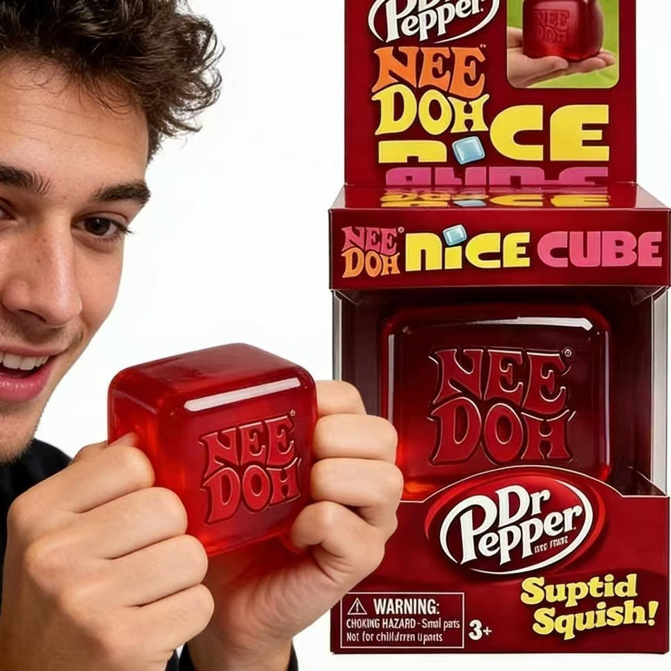 Needoh Nice Cube Squishy Squeeze Block Fidget squeeze