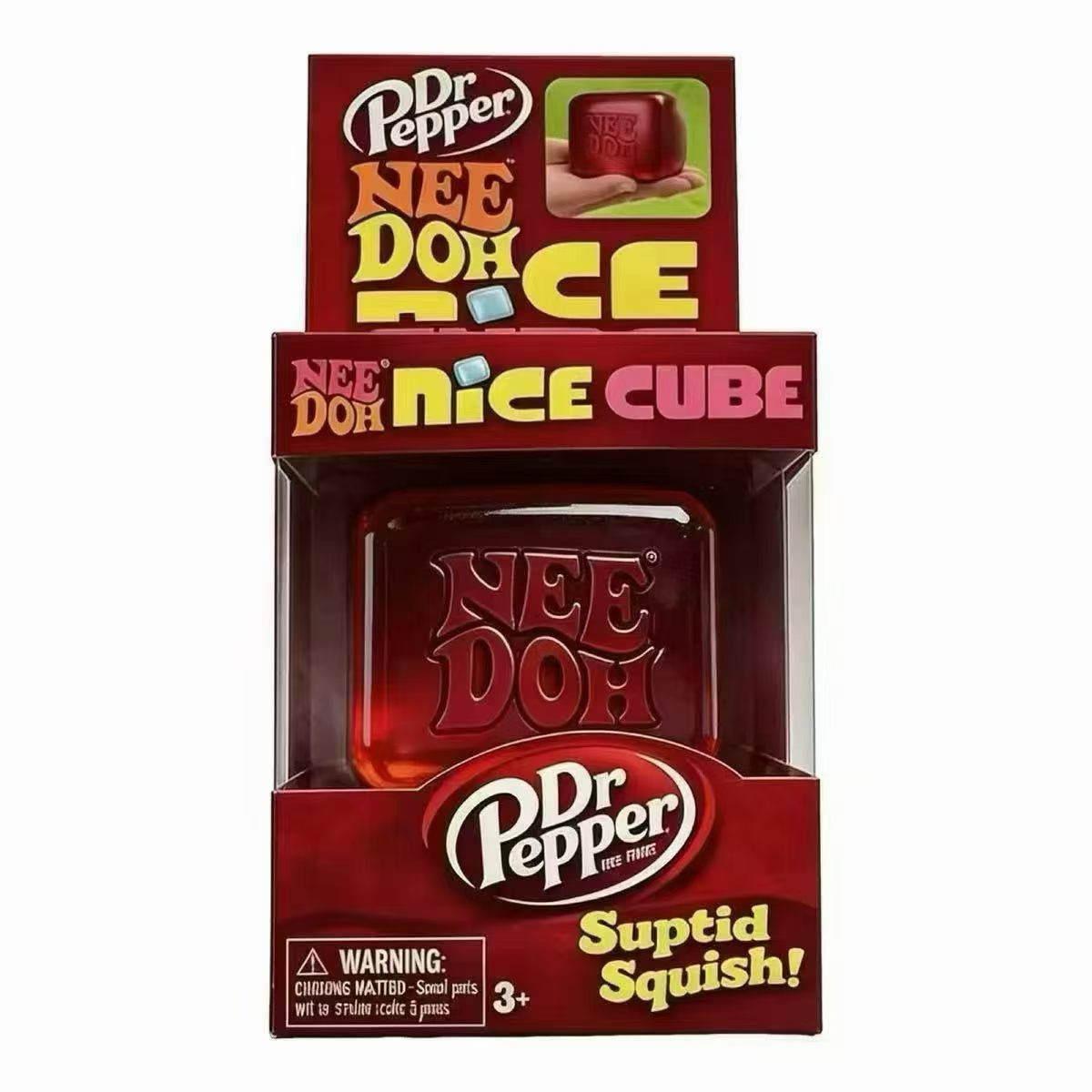 Needoh Nice Cube Squishy Squeeze Block Fidget texture