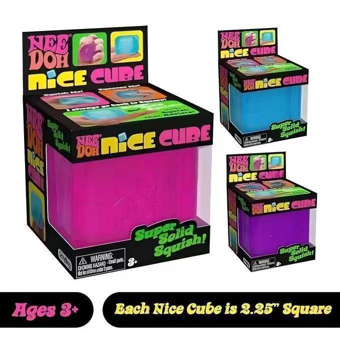 Schylling Needoh Nice Cube Squishy Sensory Block  detail