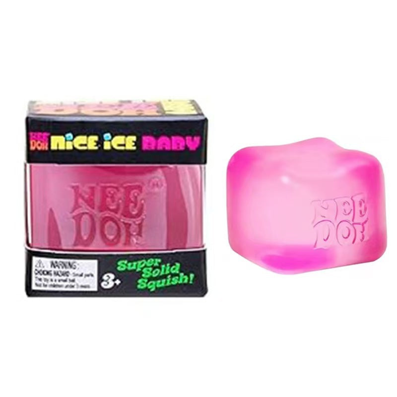 Schylling Needoh Nice Cube Squishy Sensory Block lifestyle