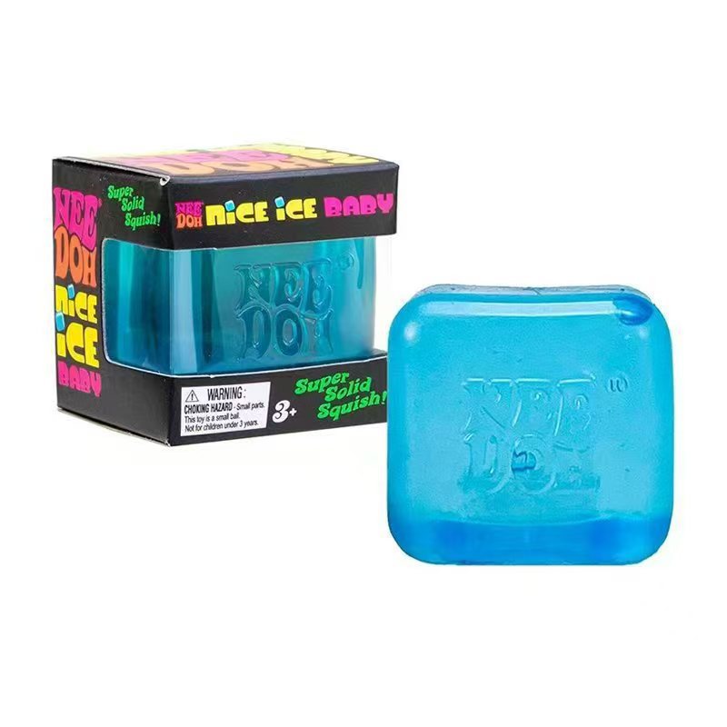 Schylling Needoh Nice Cube Squishy Sensory Block