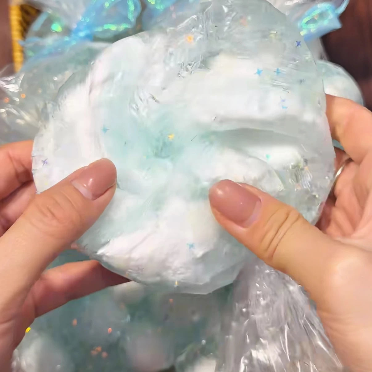 Sea Salt Crispy Tangyuan Squishy Stress Ball Set squeeze