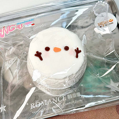 Winter Snowman Squishy Series Silicone Thick Cre squeeze